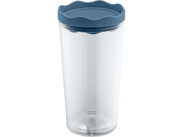 koziol 3069675, Krus, Rund, 1 l, Blå, Gjennomsiktig, Plastikk, 214 mm