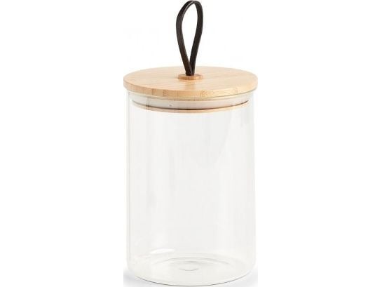 Zeller oppbevaringsglass med bambuslokk 1300 ml 11,2x16,3 cm