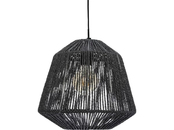 Hengelampe Atmosphera svart hengelampe Jily Black 29 cm
