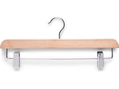 Zeller klesstang med klips, 2x36x16 cm