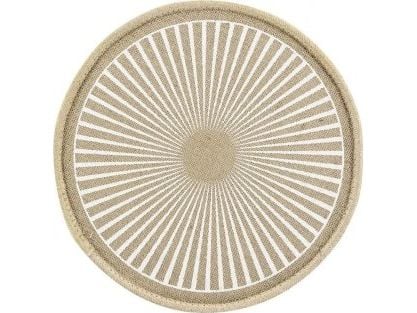 Douceur d`Interieur SOLEIMIO KREM RUND PAD, DIA. 38