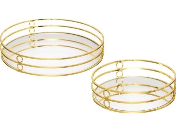 H&S Decoration komplette metallbrett med speil Feel