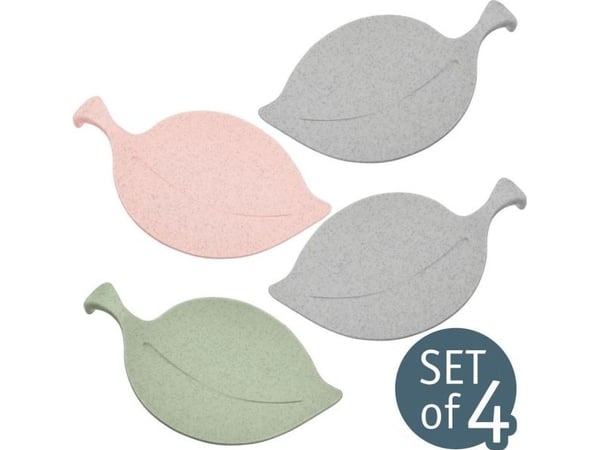 koziol LEAF-ON, Vihreä, Harmaa, Vaaleanpunainen, 143 mm, 92 mm, 26 mm
