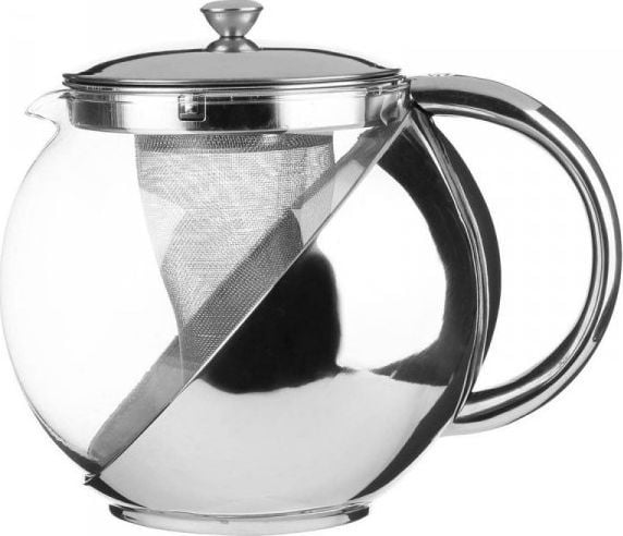 Hjemmedekorasjon arbatos kopp 1100 ml - forkrommet