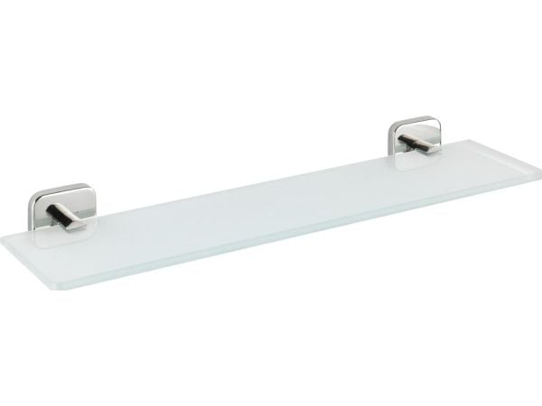 WENKO 24254100, Flytende hylle, Veggmontert, Glass, Gjennomsiktig, Universell, 1 hyller
