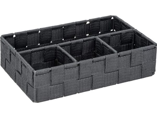 Wenko arrangør Adria Small26 x 6,5 x 17 cm polypropylen szary