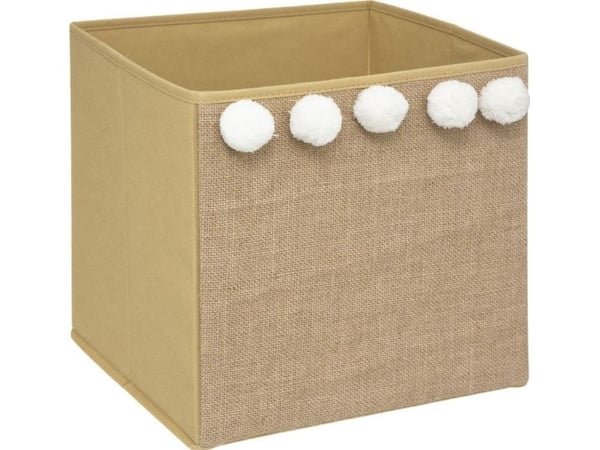 Atmosphera tekstilkorg til barnerom med leker 29×29 cm