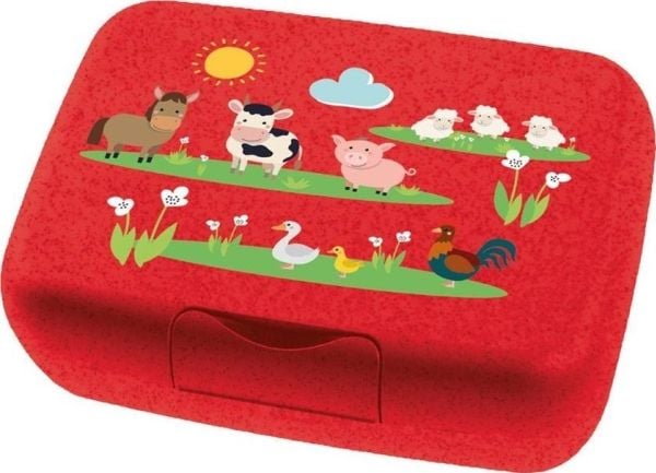 koziol 1425676, Lunsjbeholder, Barn, Rød, Bilde, Rektangulær, Gutt/Jente