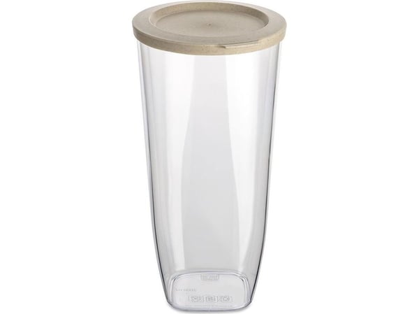koziol Connect Dry L, Krukke, Rund, 2 l, Grå, Gjennomsiktig, 125 mm, 132 mm