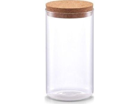 Zeller Sloik-glasskrukke med korklokk, 1,1 l