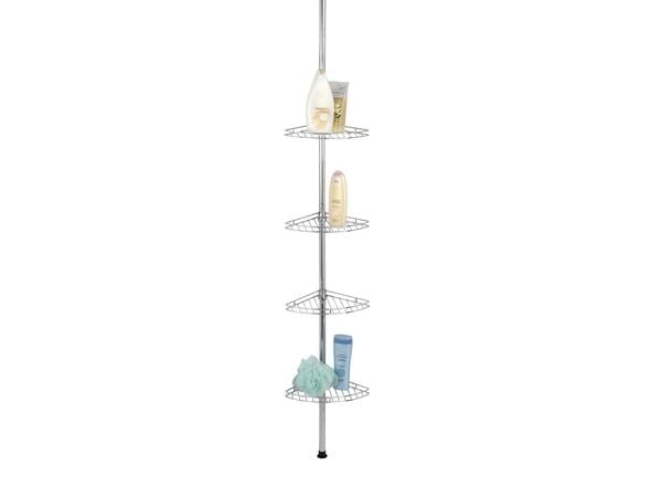 WENKO 18596100, Ruostumaton teräs, Ruostumaton teräs, Kylpyhuone, 280 mm, 200 mm, 2750 mm WENKO 18596100, Ruostumaton teräs, Ruostumaton teräs, Kylpyhuone, 280 mm, 200 mm, 2750 mm