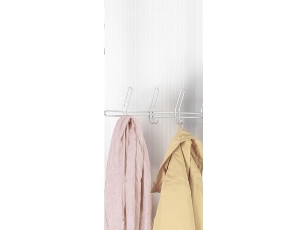 WENKO 6200060100, Metall, 5 kroker, Svart, Grå, Plastikk, Moderne, 610 mm