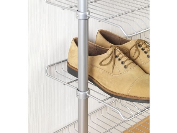WENKO 6200060100, Metall, 5 kroker, Svart, Grå, Plastikk, Moderne, 610 mm