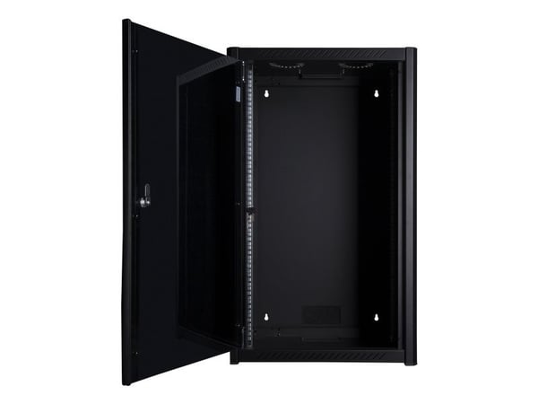 Lanview by Logon - Rack skap - 60 x 45, pro - veggmonterbar - svart, RAL 9005 - 20U - 19"