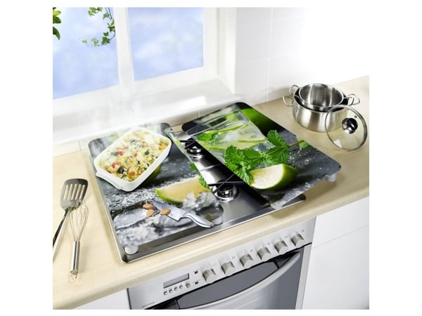 Wenko Universal Mojito kansi 30 x 52 cm vihreä lasi 2 kpl 2 kpl