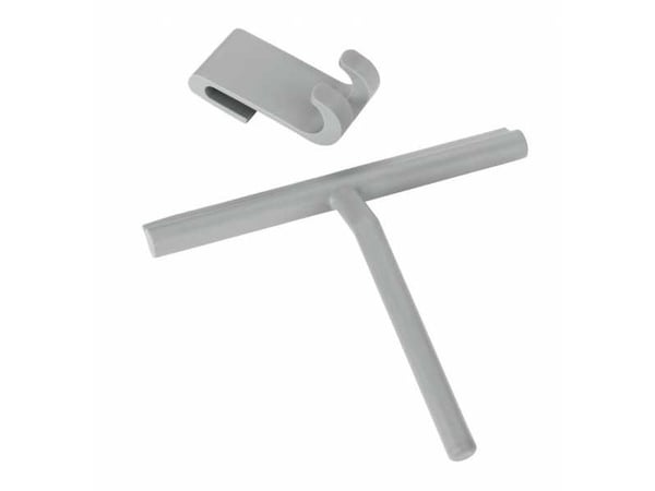 WENKO 22701100, Dusjnal med ett blad, Grå, Silikon, Silikon, 210 mm, 40 mm WENKO 22701100, Dusjnal med ett blad, Grå, Silikon, Silikon, 210 mm, 40 mm