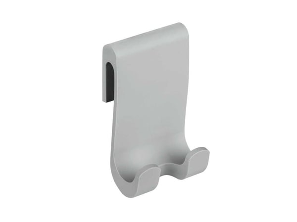WENKO 22701100, Dusjnal med ett blad, Grå, Silikon, Silikon, 210 mm, 40 mm
