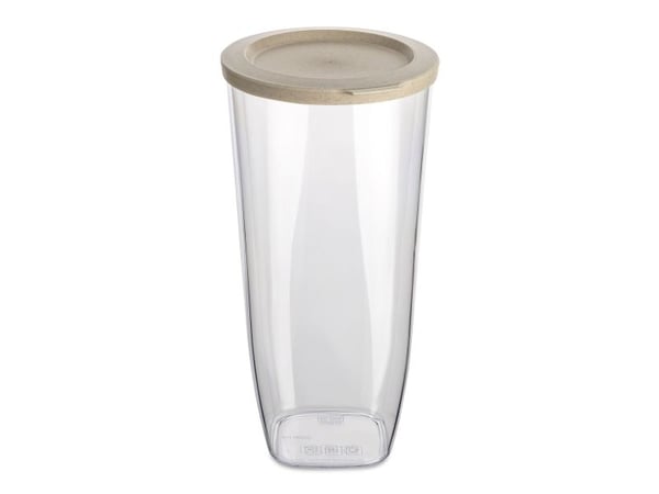 koziol Connect Dry L, Kanna, Rund, 2 l, Grå, Transparent, 125 mm, 132 mm