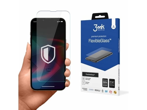 3mk FlexibleGlass - Skärmskydd för mobiltelefon - splitterskydd - glas - för Apple iPhone 14, 14 Pro