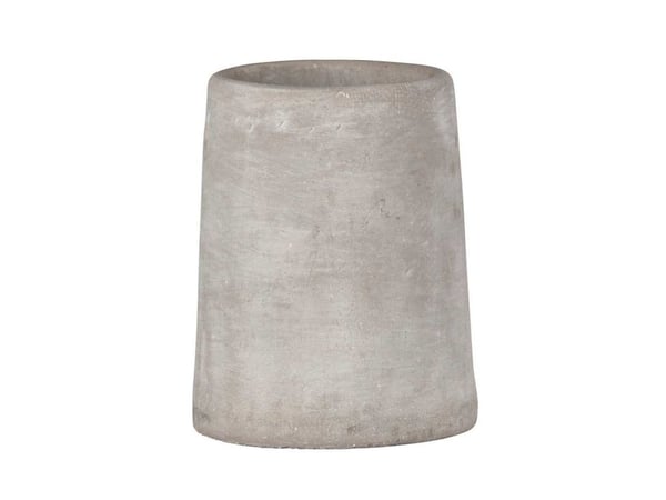 WENKO Villena, Frittstående tannbørsteholder, Sement, Grå, 74 mm, 74 mm, 95 mm