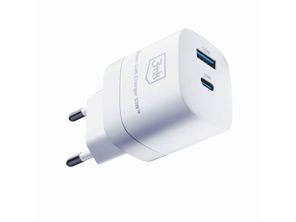 3MK Hyper GaN -laturi 33W Power Delivery -laturi 1xUSB-A + 1xUSB-C