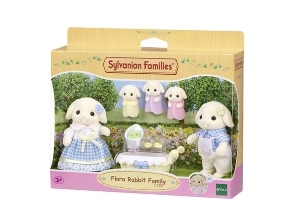 Sylvanian Families Flora Rabbit Family