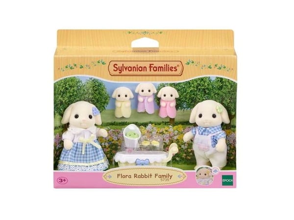 Sylvanian Families Flora Rabbit Family