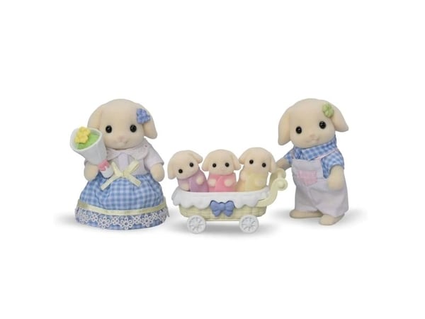Sylvanian Families Flora Rabbit Family