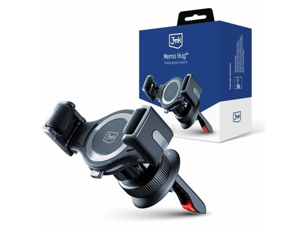 3MK Memo Hug, Mobiltelefon/smarttelefon, Passiv holder, Bil, Reise, Svart