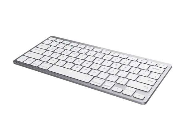 Trust - Tastatur - trådløs - Bluetooth 4.0 - QWERTY - USA - sølv