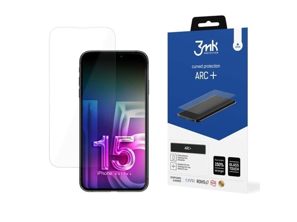 3MK ARC+, iPhone 15, 1 kpl