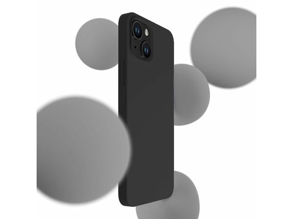 3MK Silicone Case, iPhone 14 Plus, Svart