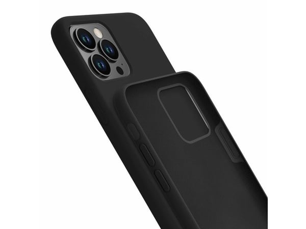 3MK Silicone Case, iPhone 11 Pro Max, Svart
