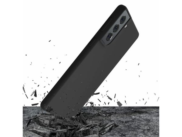 3MK Silicone Case, Galaxy S22 5G, Svart
