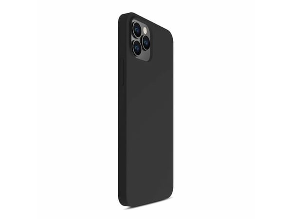3MK Silicone Case, iPhone 12/12 Pro, Svart