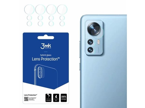 3MK 3MK Lens Protect Xiaomi 12/12X Kameralinsebeskyttelse 4stk