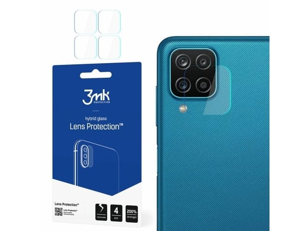 3MK Hybrid glass for kameralinse 3MK Lens Protection Samsung Galaxy M12 [4 PACK]