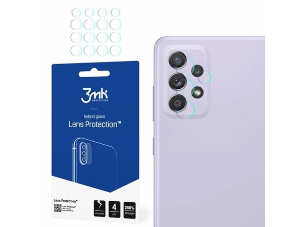 Hybridglass for kameralinse 3MK FlexibleGlass Lens for Galaxy A52 4stk