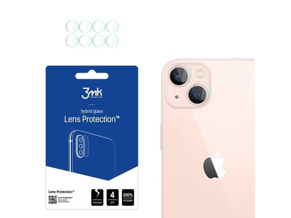 iPhone 14 Plus 7H kameraglass med linse i 3mk Lens Protection-serien