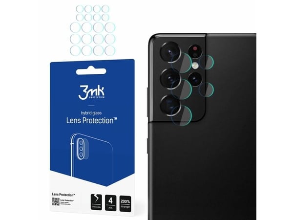 3MK 3MK Lens Protect Sam G998 S21 Ultra Camera linsebeskyttelse 4stk 3MK 3MK Lens Protect Sam G998 S21 Ultra Camera linsebeskyttelse 4stk