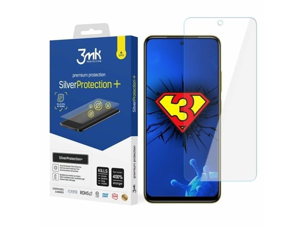 3MK 3MK Silver Protect+ Xiaomi POCO X4 Pro 5G våtmontert antimikrobiell film