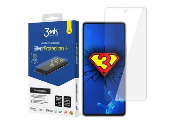3MK 3MK Silver Protect+ Sam A53 5G A536 Märkäasennus Antimikrobinen kalvo 3MK 3MK Silver Protect+ Sam A53 5G A536 Märkäasennus Antimikrobinen kalvo