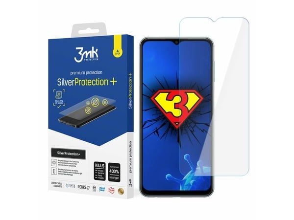 3MK 3MK Silver Protect+ Sam M23 5G M236 Våtinstallert antimikrobiell film 3MK 3MK Silver Protect+ Sam M23 5G M236 Våtinstallert antimikrobiell film