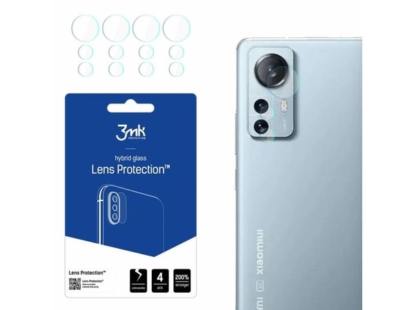 3MK 3MK Lens Protect Xiaomi 12 Lite kameralinsebeskyttelse 4 stk