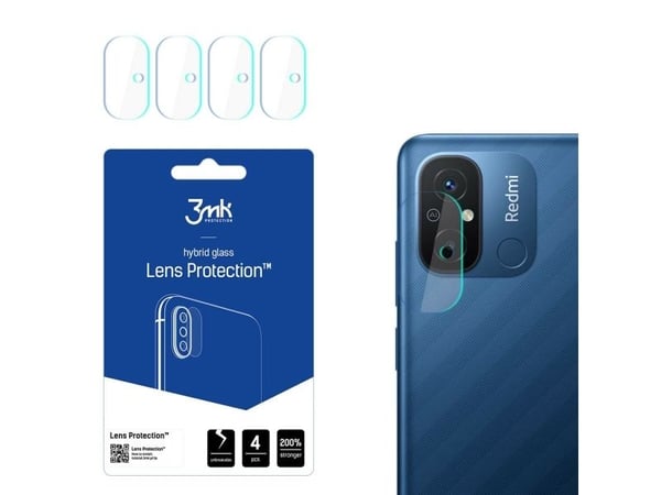 3MK hybridglass for kamera / objektiv XIAOMI REDMI 12C 3mk fleksibelt glassobjektiv