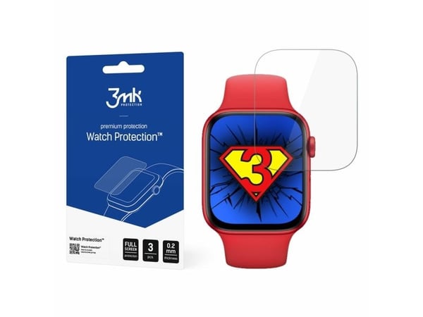 Skärmskyddsfilm 3MK för Apple Watch SE 44 mm, 3 st