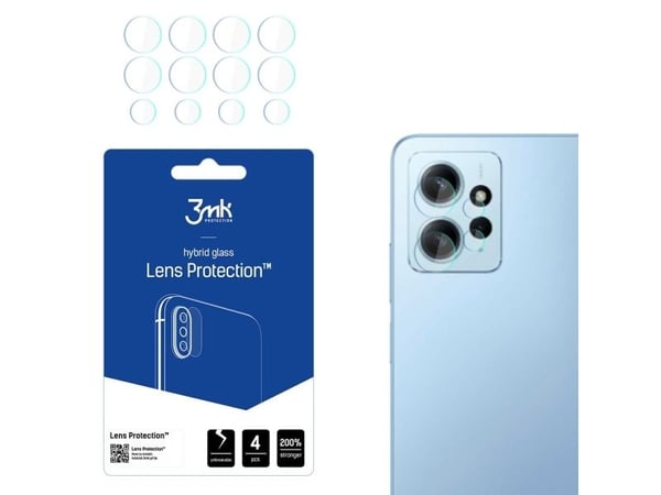 3MK hybridglass for kamera / objektiv XIAOMI REDMI 12 3mk fleksibelt glassobjektiv 3MK hybridglass for kamera / objektiv XIAOMI REDMI 12 3mk fleksibelt glassobjektiv