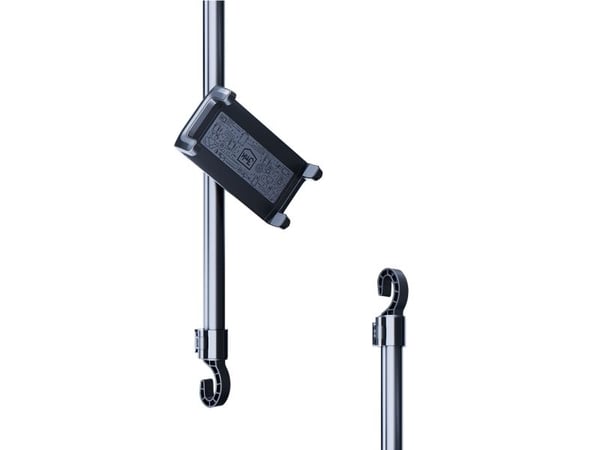3MK Double Headrest Holder, Mobiltelefon/smarttelefon, Plate / UMPC, Aktiv holder, Bil, Reise, Sort