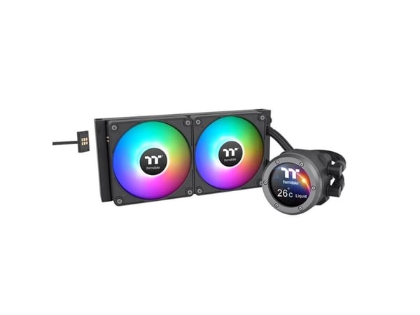 Thermaltake CL-W414-PL12SW-A, Nestejäähdytyspakkaus, 12 cm, musta