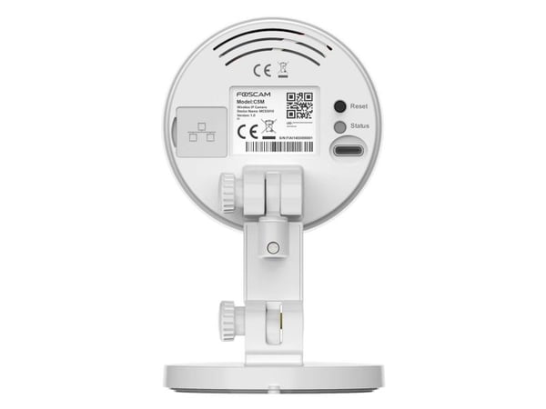 Foscam C5M, Innendørs, Trådløs, CE, FCC, RoHS,WEEE, Festeklemme/Stativ, Hvit, 111.4°